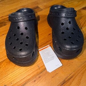Classic bae glitter crocs